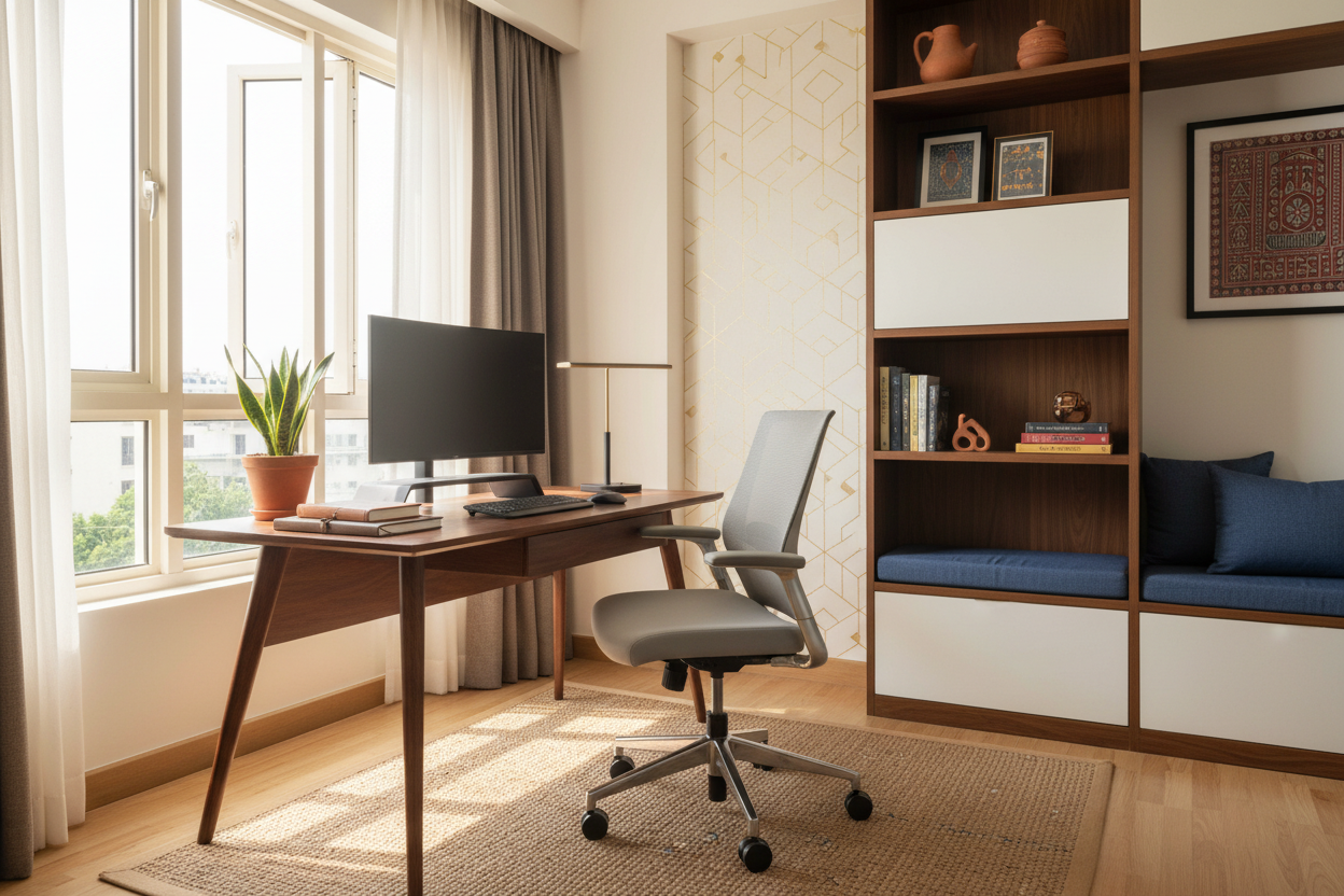 Designing a Functional Home Office in India: The Expert Guide