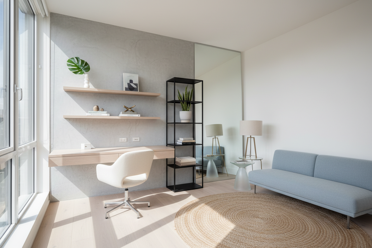 How to Style a Modern Small Office for a Spacious Feel