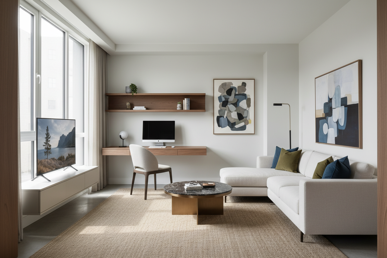 Integrate Small Living Room/Office Decorating Ideas Like a Pro