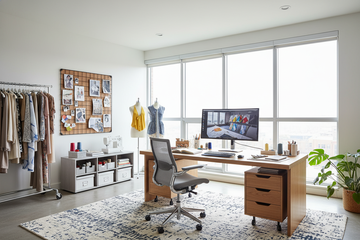 Curating a Fashion Designer Office That Fuels Creativity
