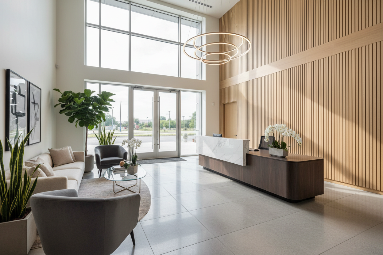 Designing a Modern Entrance of Office That Captivates Clients