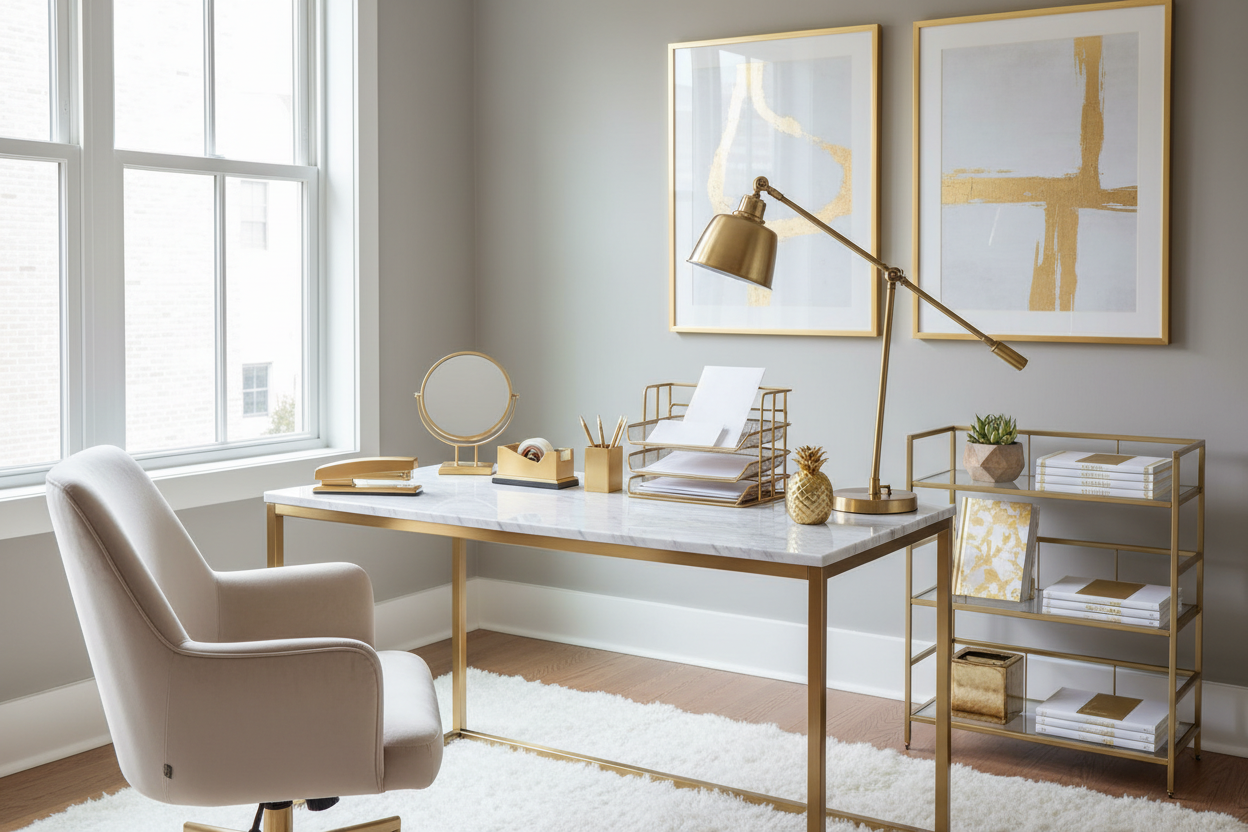 Elevate Your Workspace: The Art of Office Decor Gold