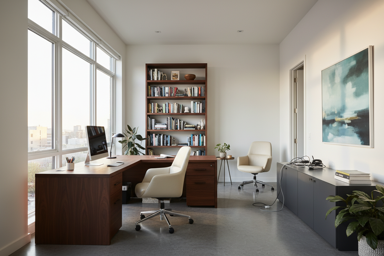 The Common Contemporary Furniture for Office Layout Mistake