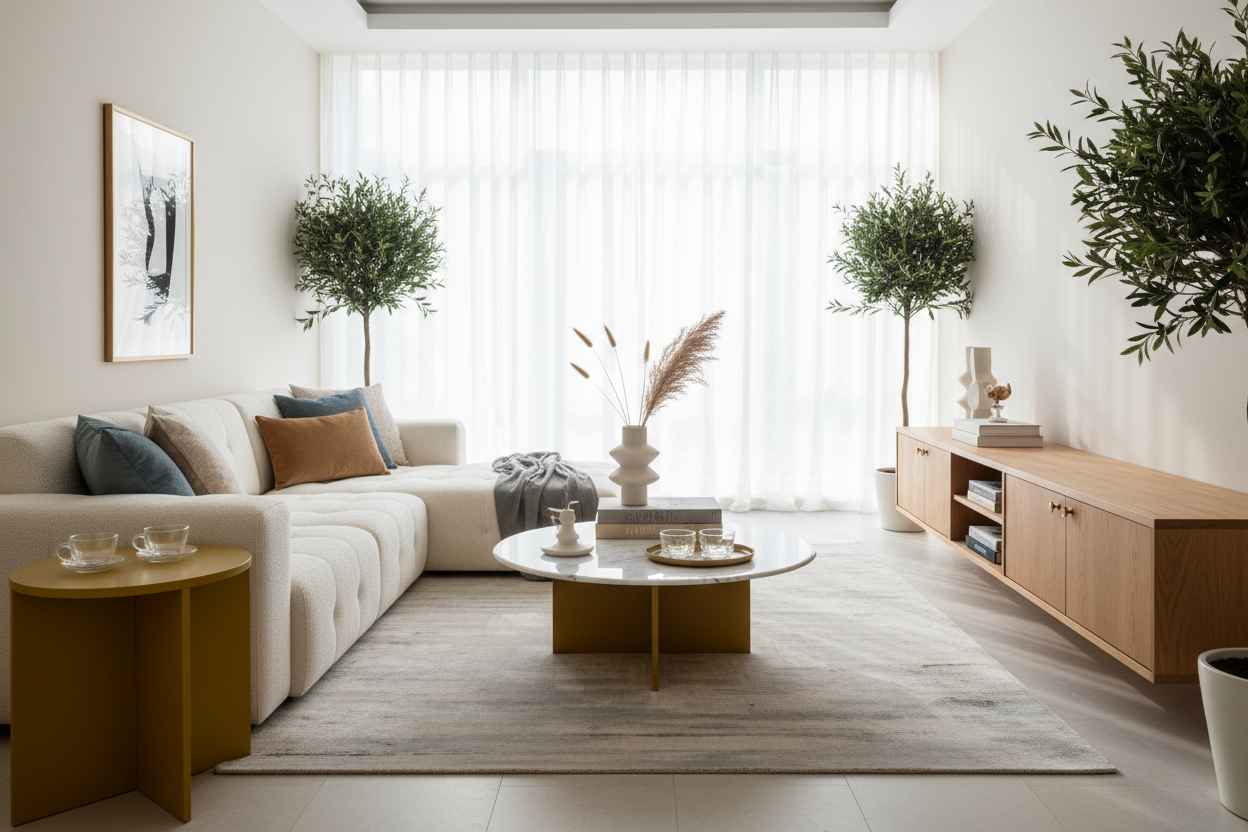 Styling a Yellow Coffee Table IKEA Piece for a High-End Look