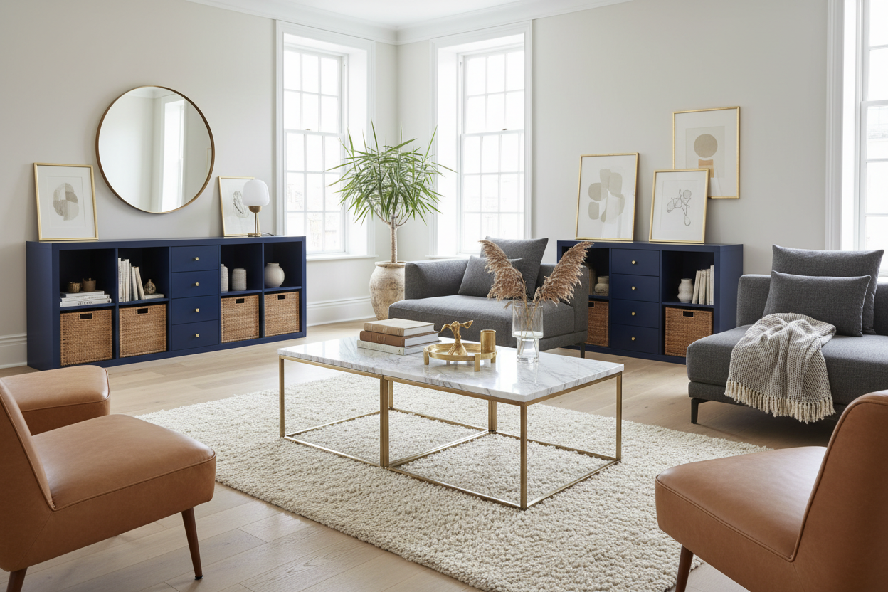 How to Style IKEA Living Room Tables for a Luxury Look