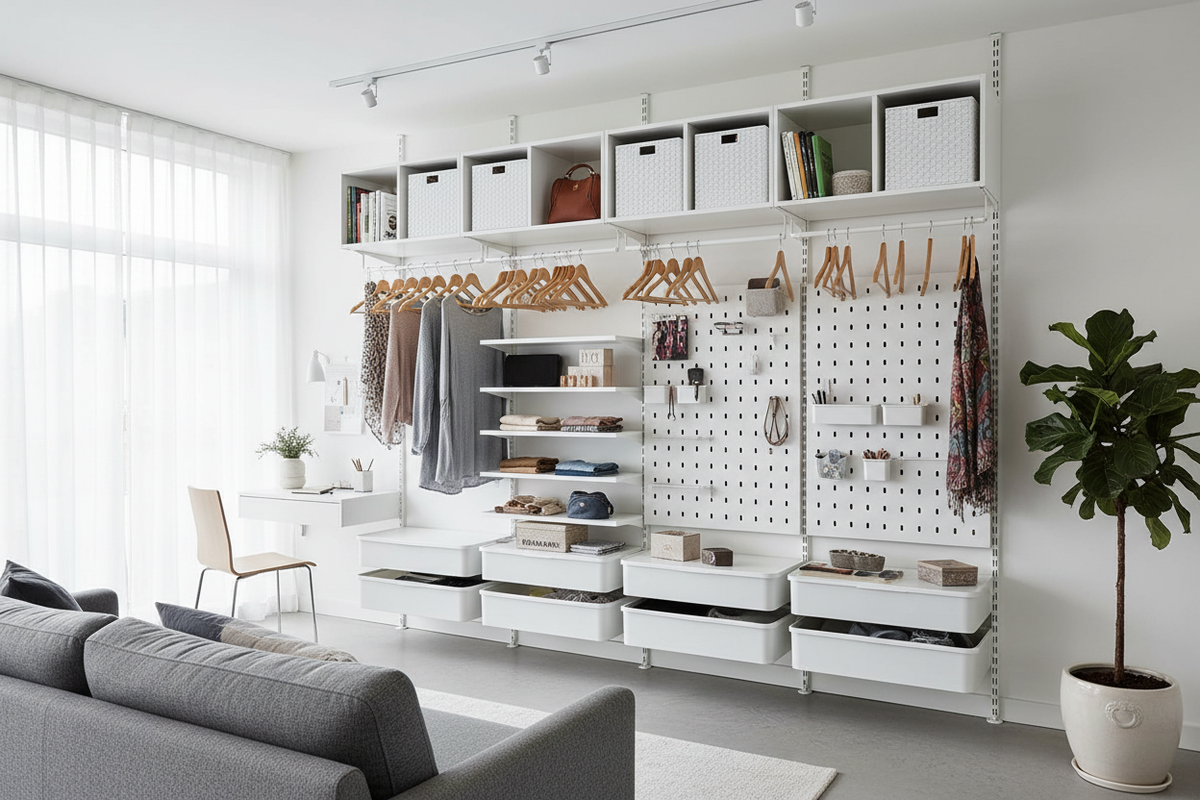 Mastering Vertical Storage: The IKEA Hanger Shelf Layout Guide