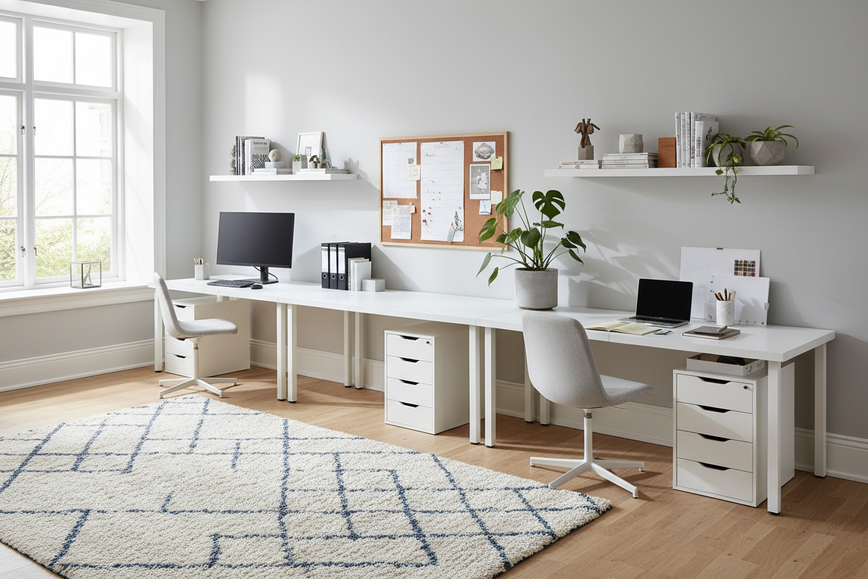 Elevate Your Workspace With A Custom IKEA Long Desk