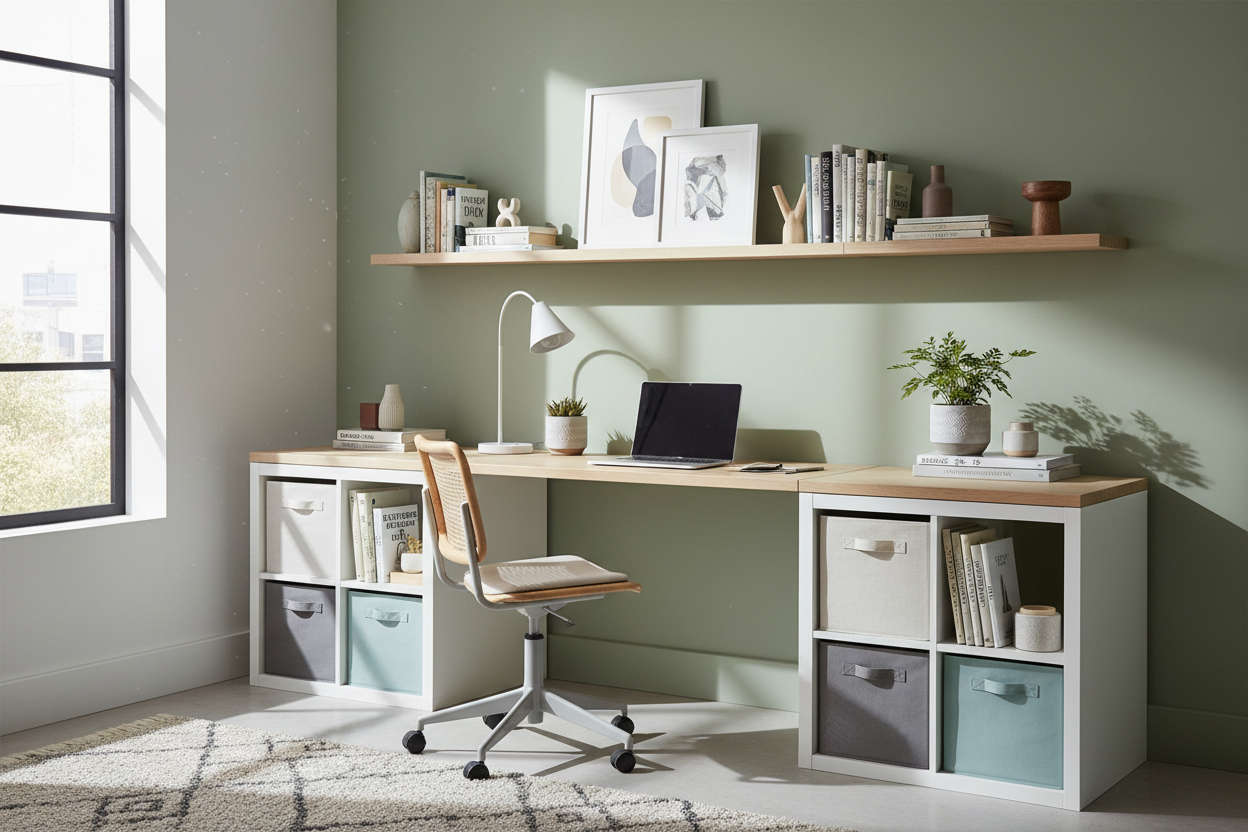 Why the IKEA Desk with Cubbies is the Ultimate Small Space Hack