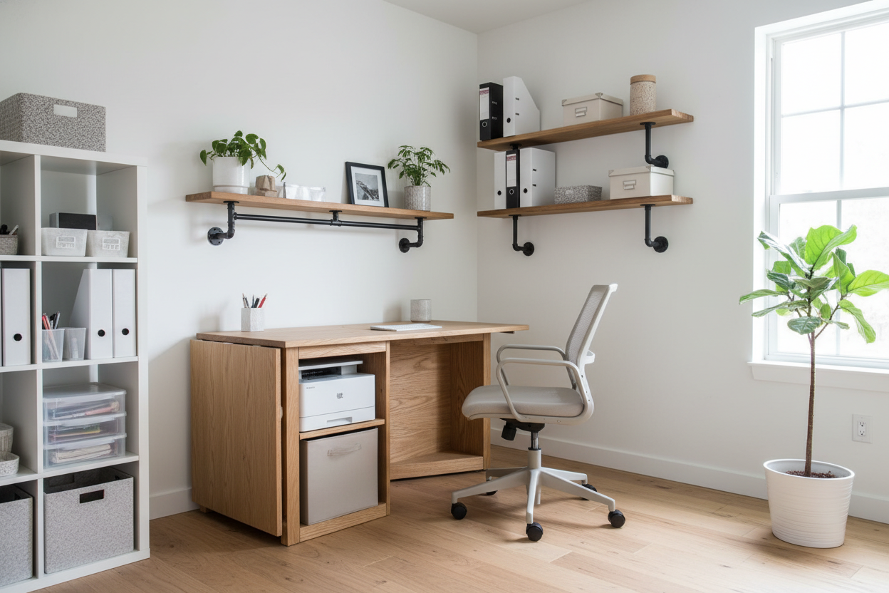 Maximizing Flow: The Ideal Desk with Printer Shelf Ikea Setup