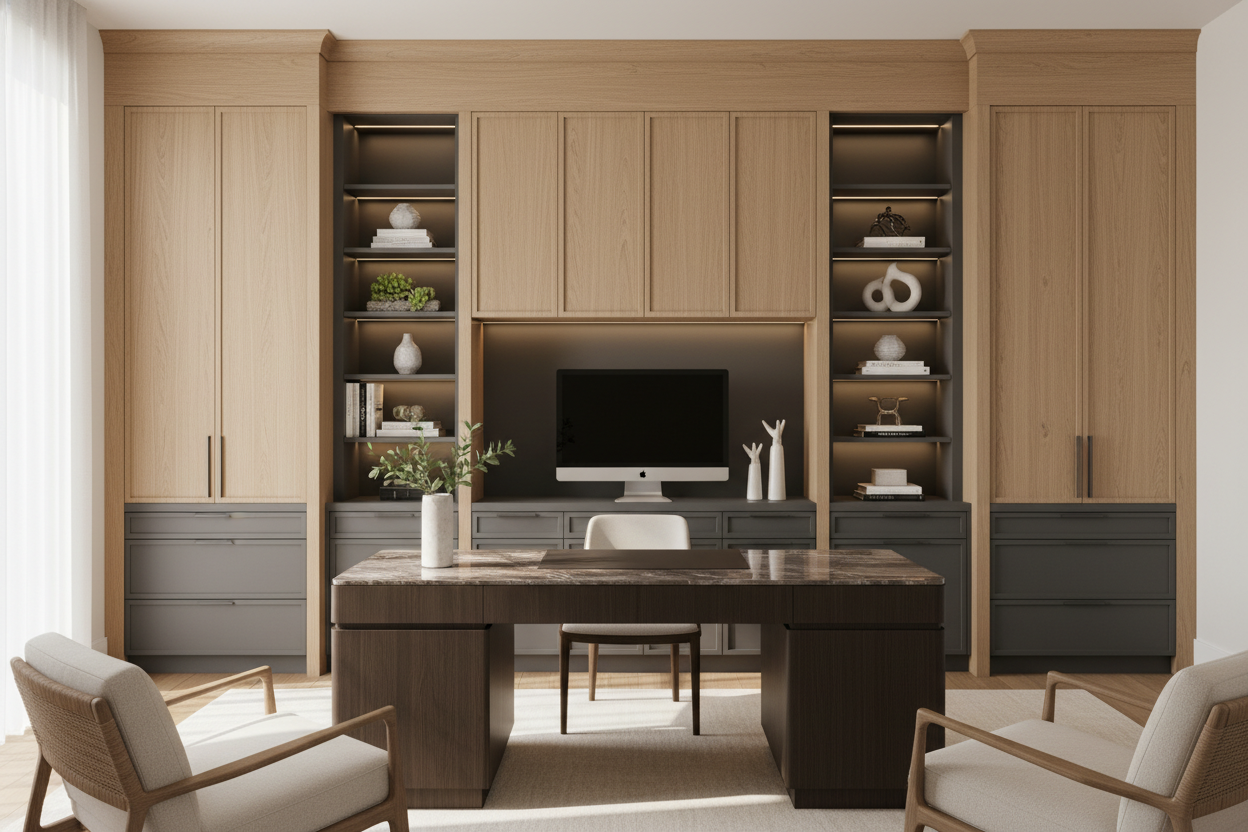 Why Your Home Office Needs Custom Built-Ins: A Designer’s Guide