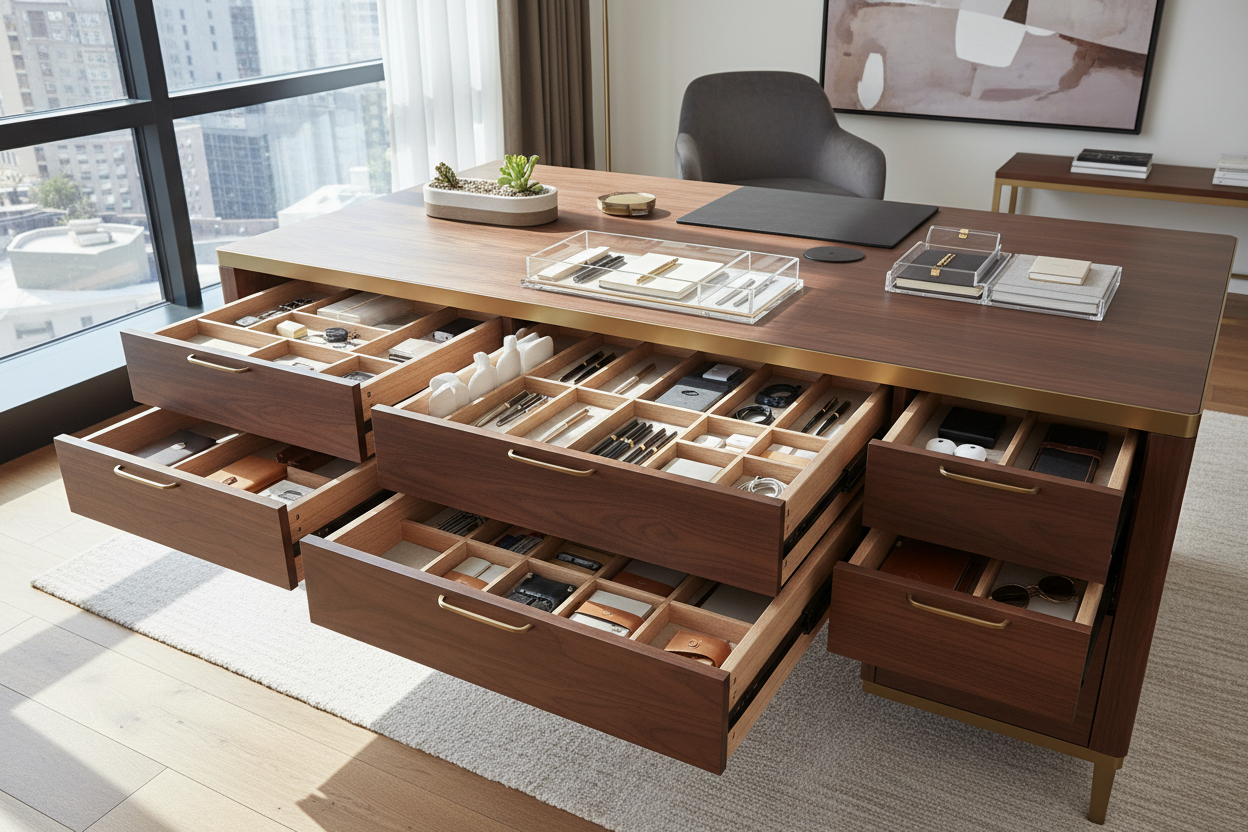 Curating the Perfect Desk Drawers Organizer for a Luxury Office