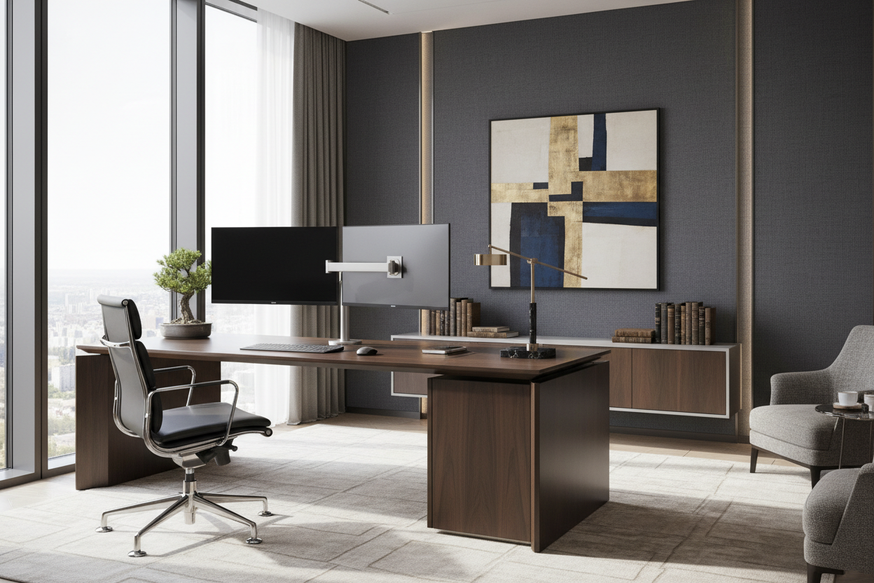 How to Style Your Computer Setup Desk for a Luxury Look
