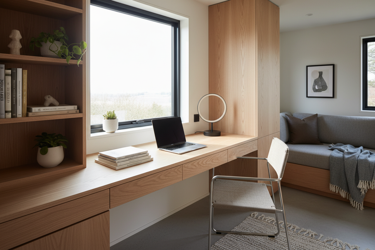 Designing the Perfect Tiny Home Desk for Tight Spaces