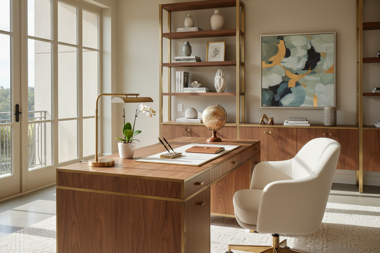 How to Curate Chic Office Desk Decor for a Luxury Look