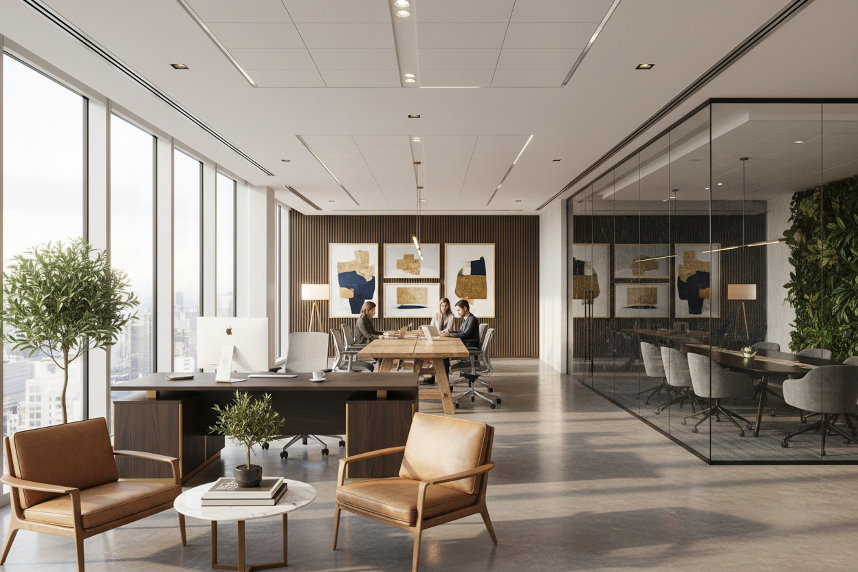 How to Curate Work Office Inspiration for a Luxury Feel