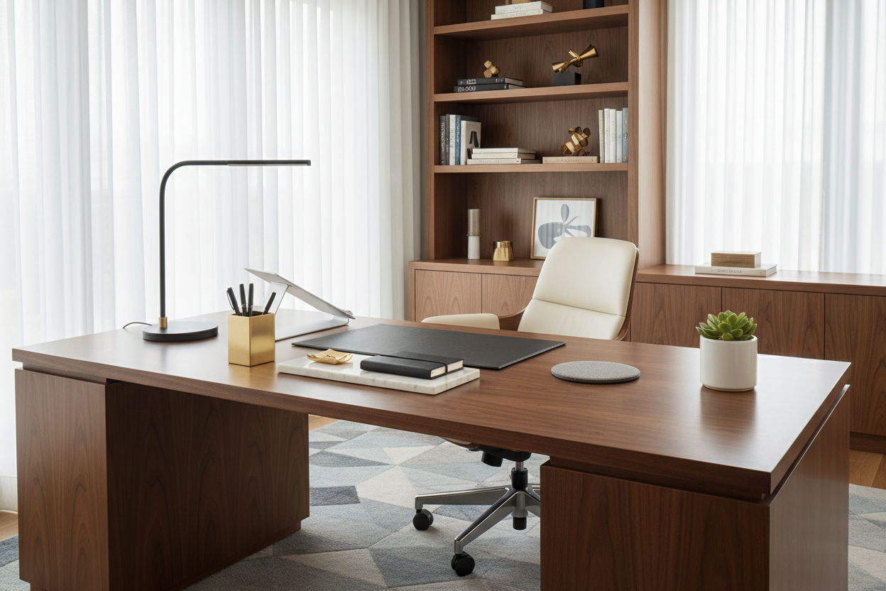 Curating Home Office Desk Supplies for a Luxury Look
