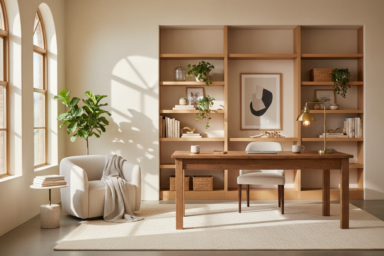 How to Curate a Cozy Office That Feels Like a Sanctuary