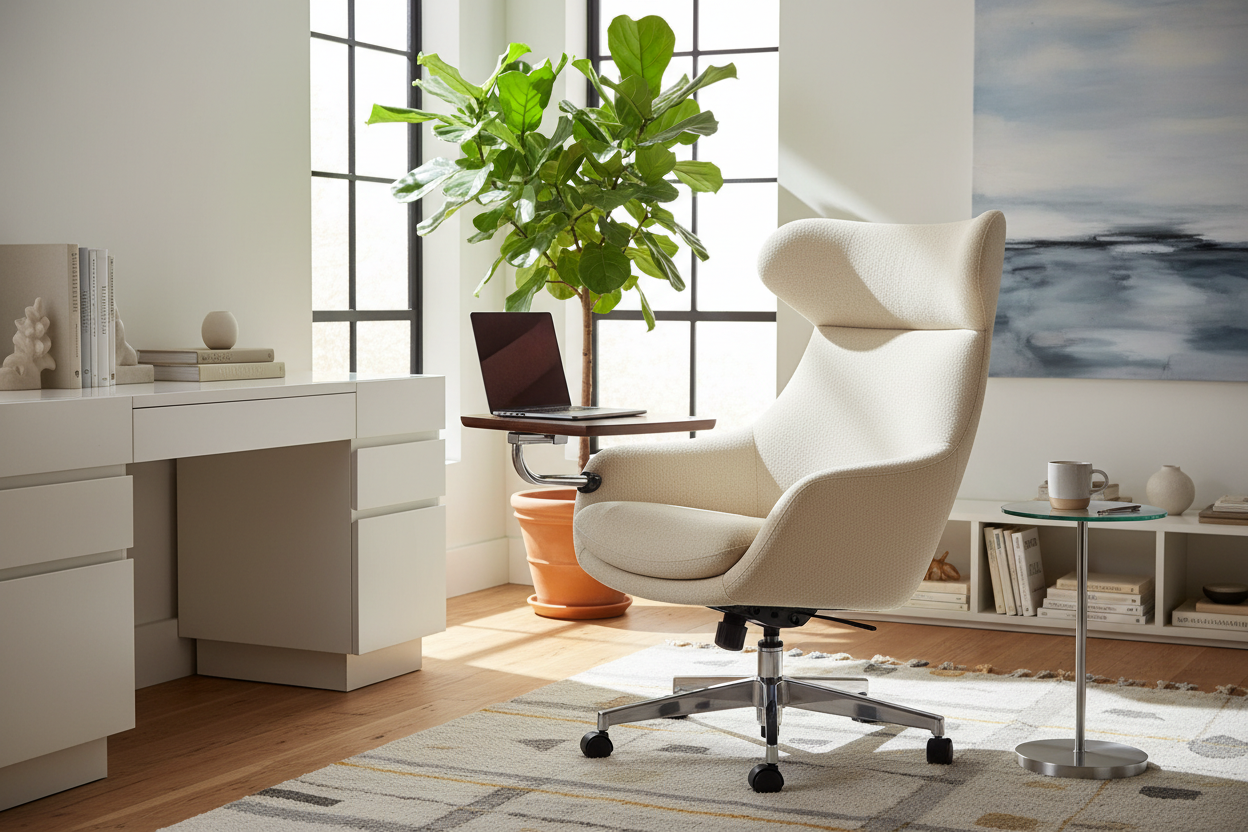 The Chair With Laptop Arm: A Designer’s Guide to Smart Seating