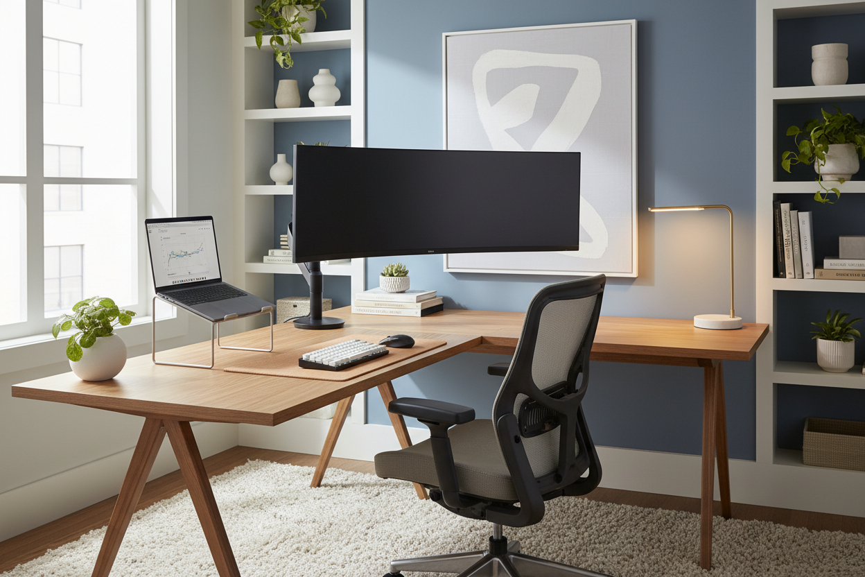 Designing the Ultimate Desk Setup for Laptop and Monitor