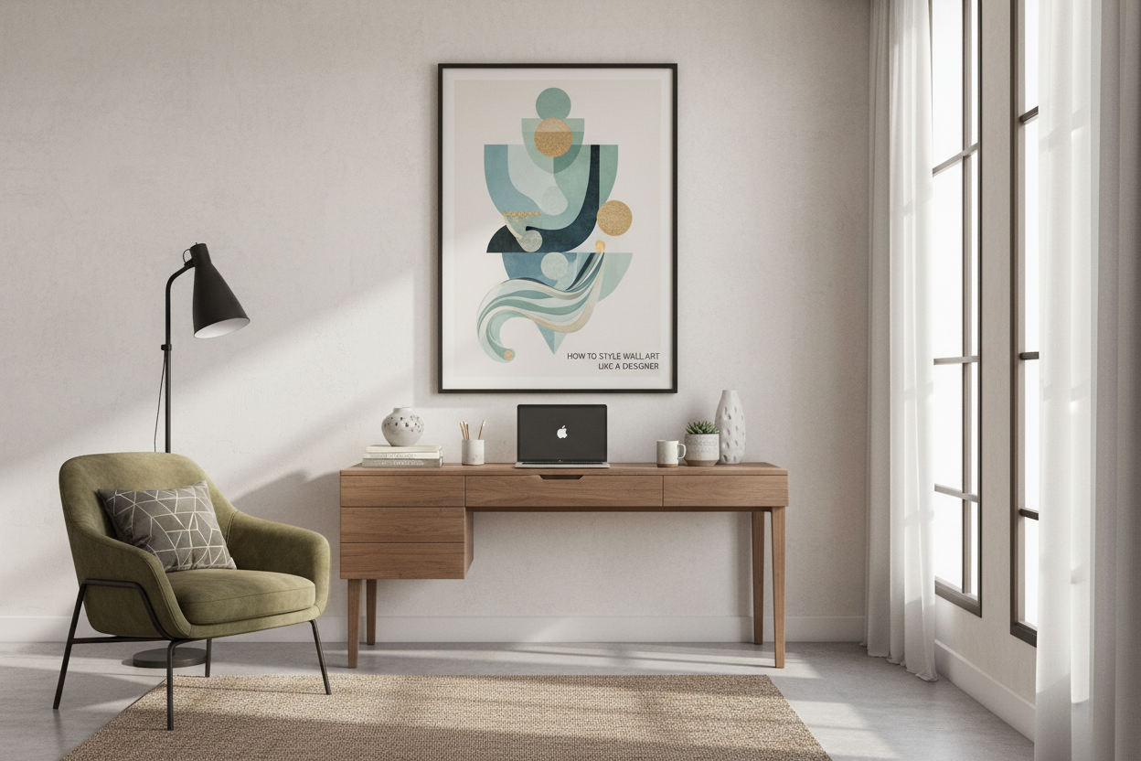 Poster Office Decor: How to Style Wall Art Like a Designer