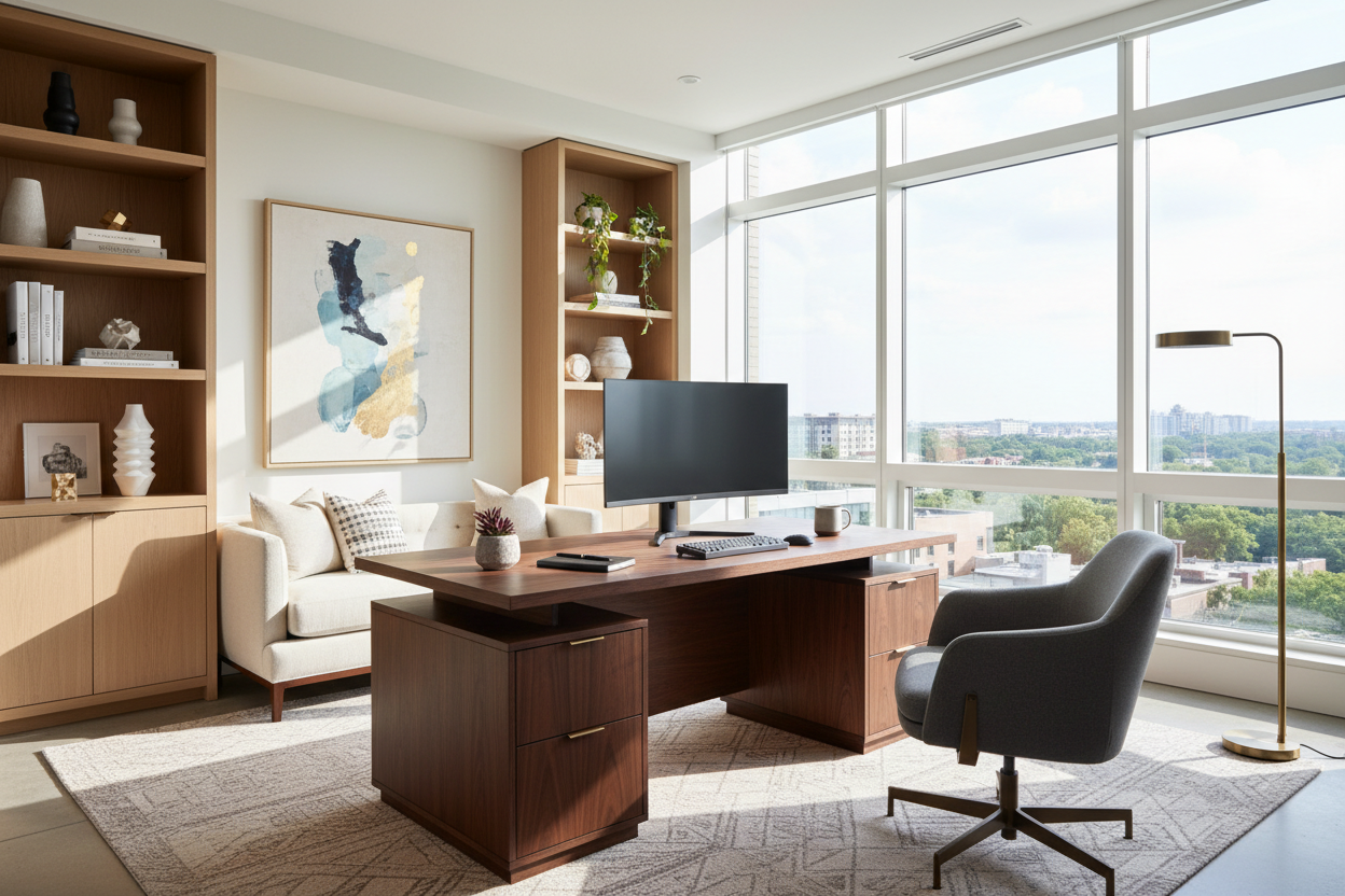Work From Home Office Ideas: The Secret to a High-End Look