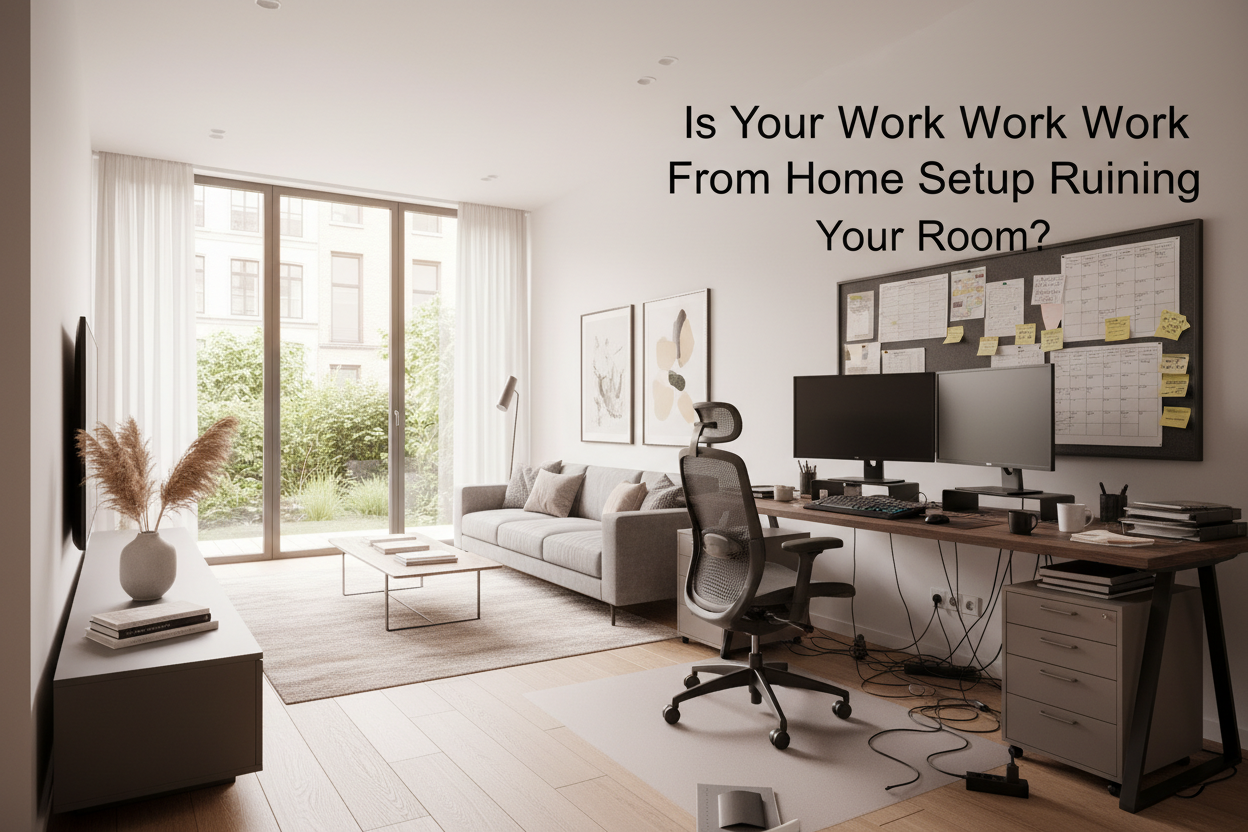 Is Your Work Work Work From Home Setup Ruining Your Room?