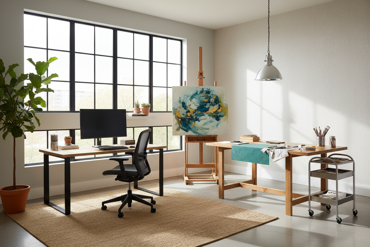 Home Office and Studio Setup: How to Make Double-Duty Work