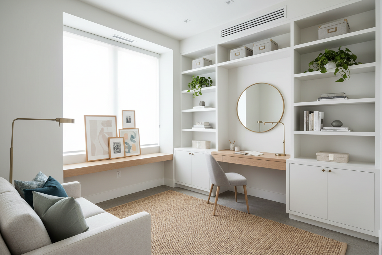 Small Office/Den Ideas: How to Make a Tiny Room Work
