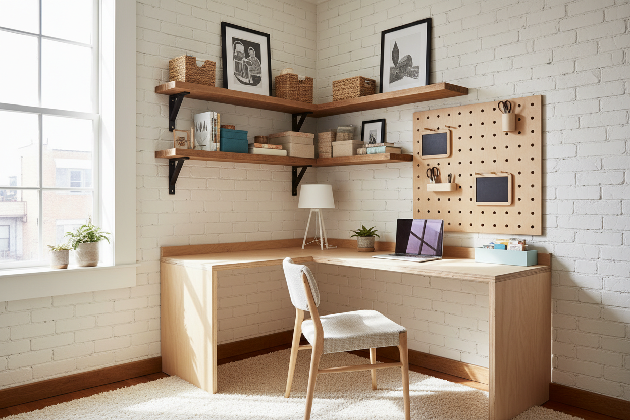 DIY Home Office Space in Small Rooms — How to Make It Work