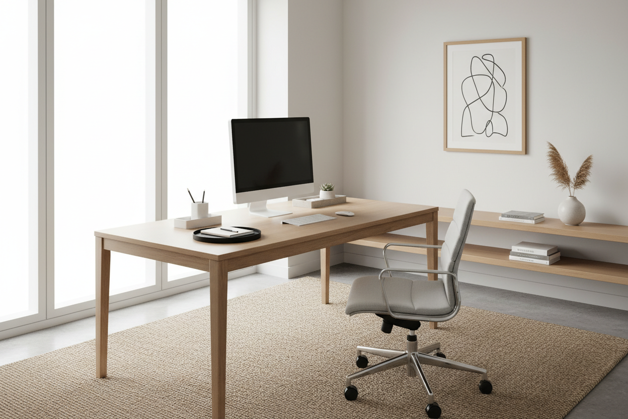 Minimalist Home Office Organization: What Designers Actually Do