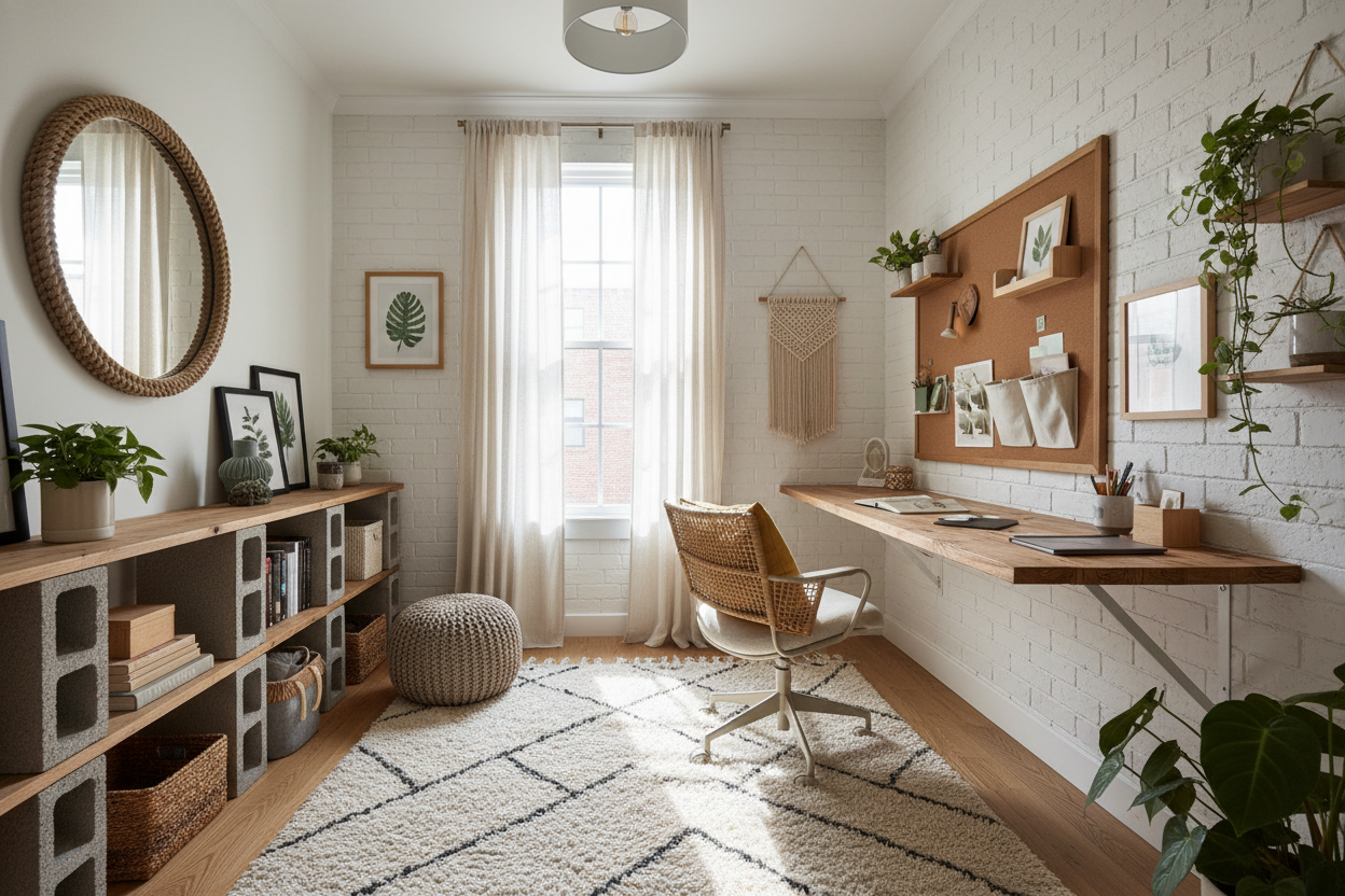DIY Office Space at Home: Designer Rules for Small Rooms