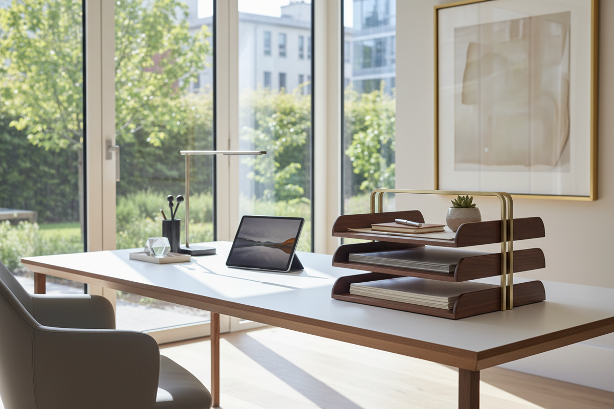 Paper Desk Rack Banner Desk Paper Rack: How to Style It for a High-End Office
