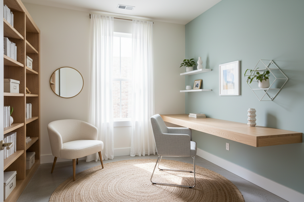Small Home Office Colour Scheme: Make It Feel Huge