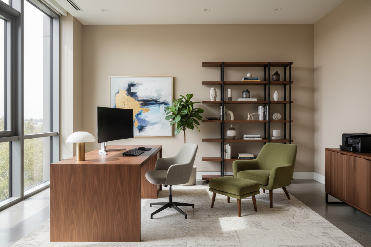 Work From Home Decoration Ideas for a High-End Look