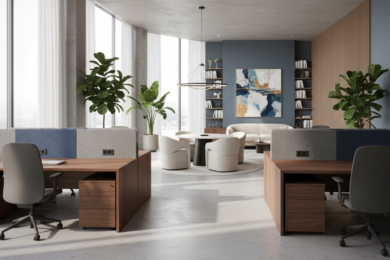 Business Office Makeover Ideas for a High-End, Focused Space