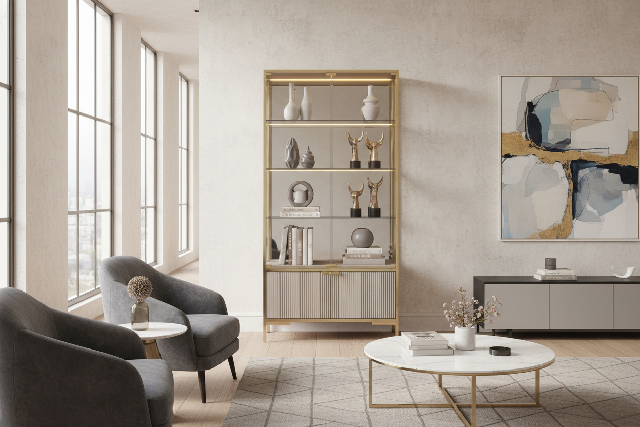 How to Make a Display Cabinet Cheap Look High-End