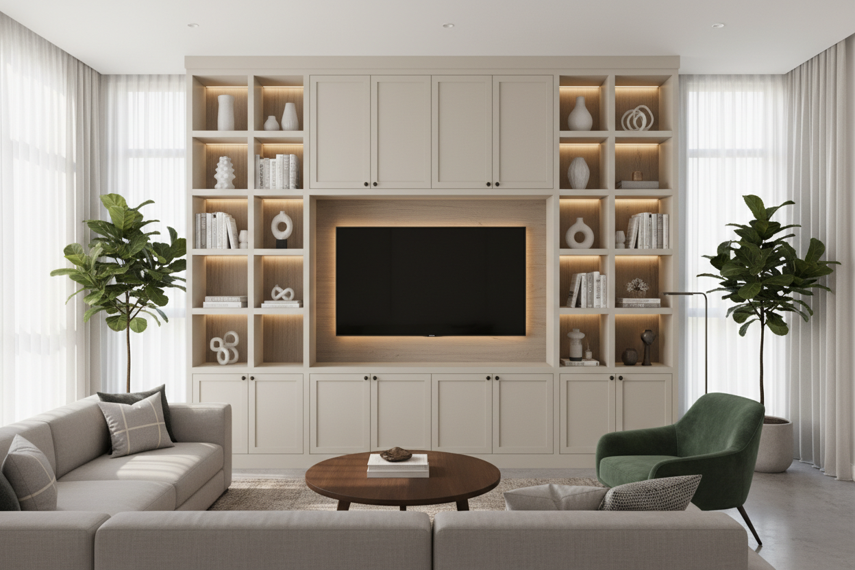 Cabinets and Shelving: How to Achieve a Custom Built-In Look