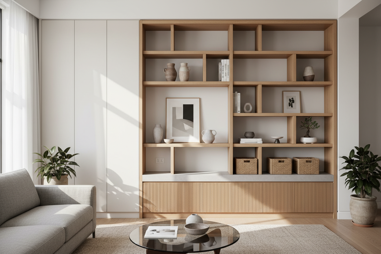 Shelf and Cabinet Pairings: How to Style Without Clutter