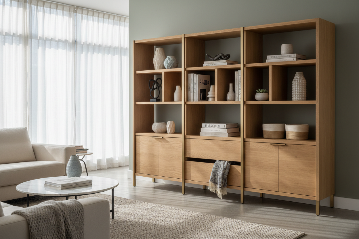 Cabinet With Open Shelf: The Designer Secret to Display Storage