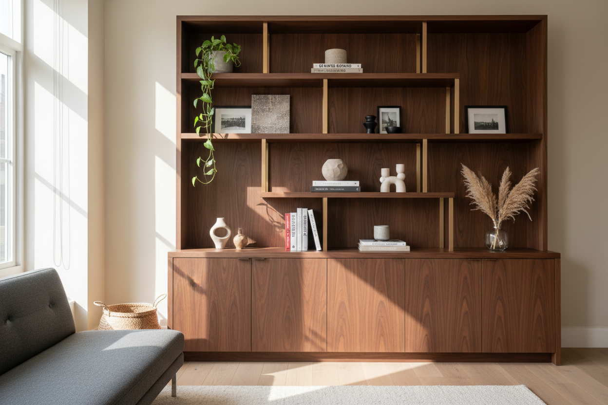Cabinet and Shelf Unit: How to Style it for a Custom Look