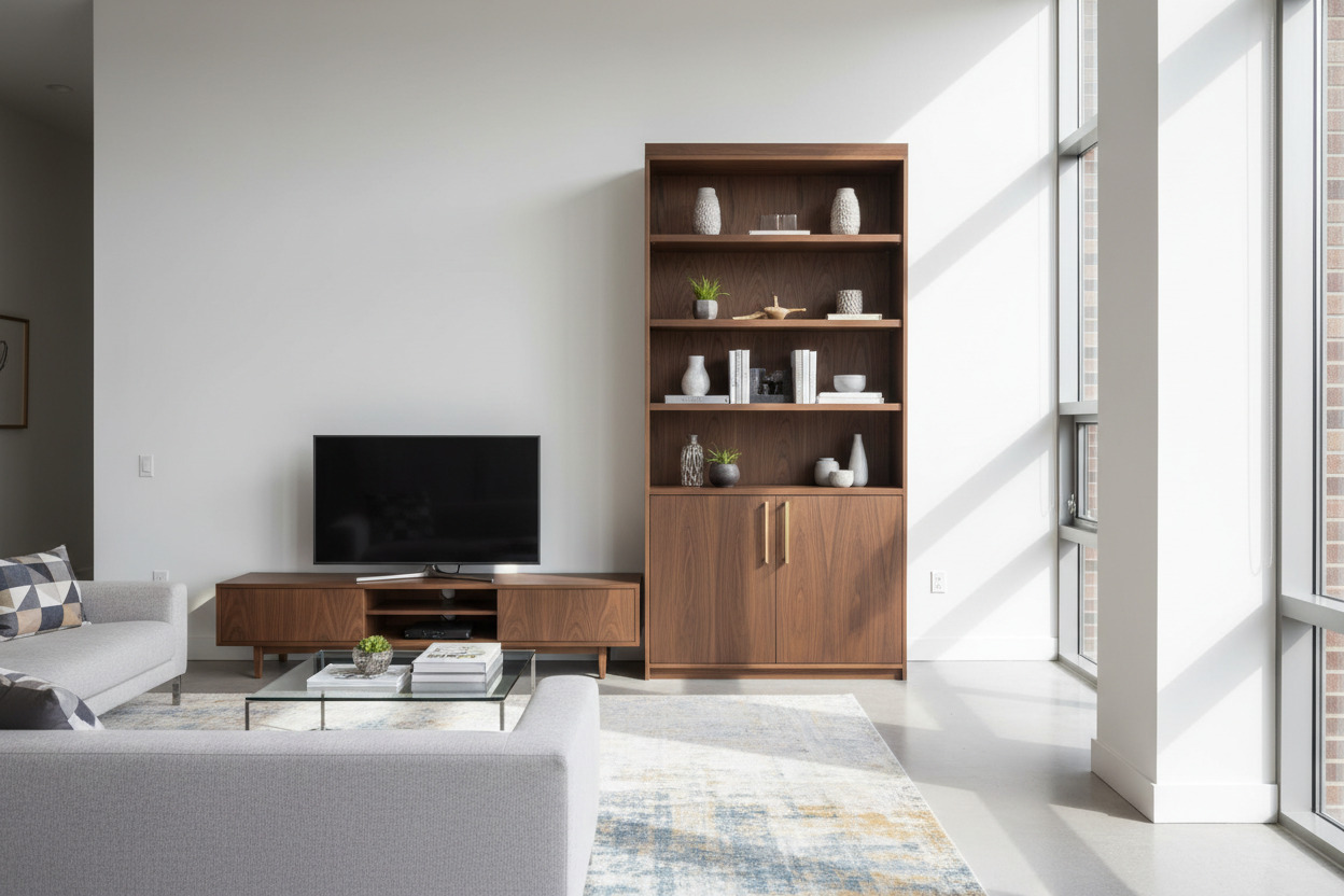Living Room Tall Cabinet: How to Fix Empty Walls & Hide Clutter