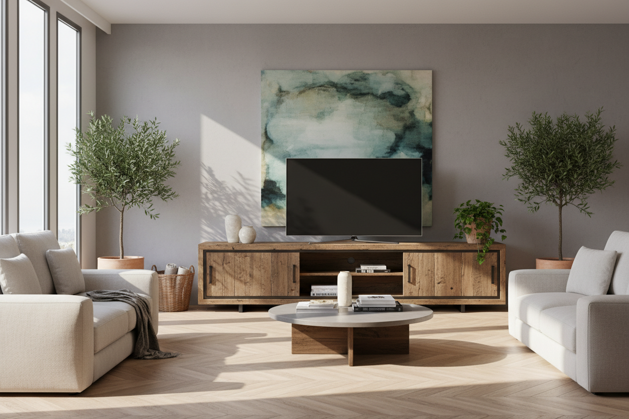 Rustic Furniture TV Stand: How to Avoid the Cabin Cliché