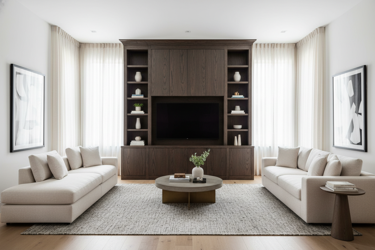 Tall Media Cabinet Guide: Solving Awkward Living Room Layouts