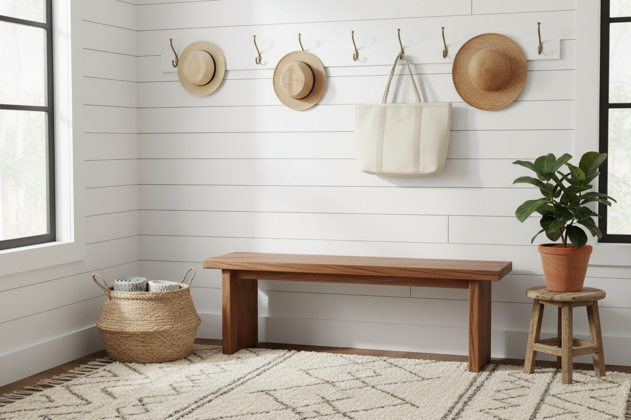 Is a Solid Wood Bench the Missing Piece in Your Entryway?