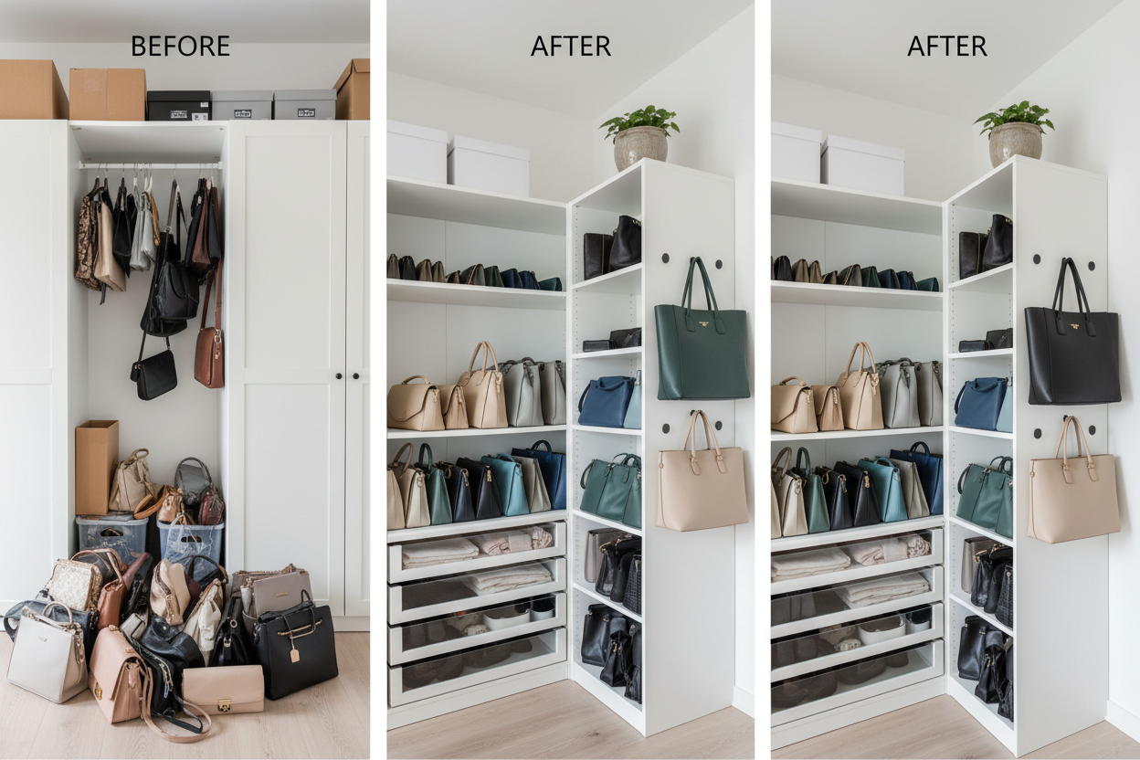 My Chaos to Couture Transformation: The Ultimate Guide to IKEA Purse Storage