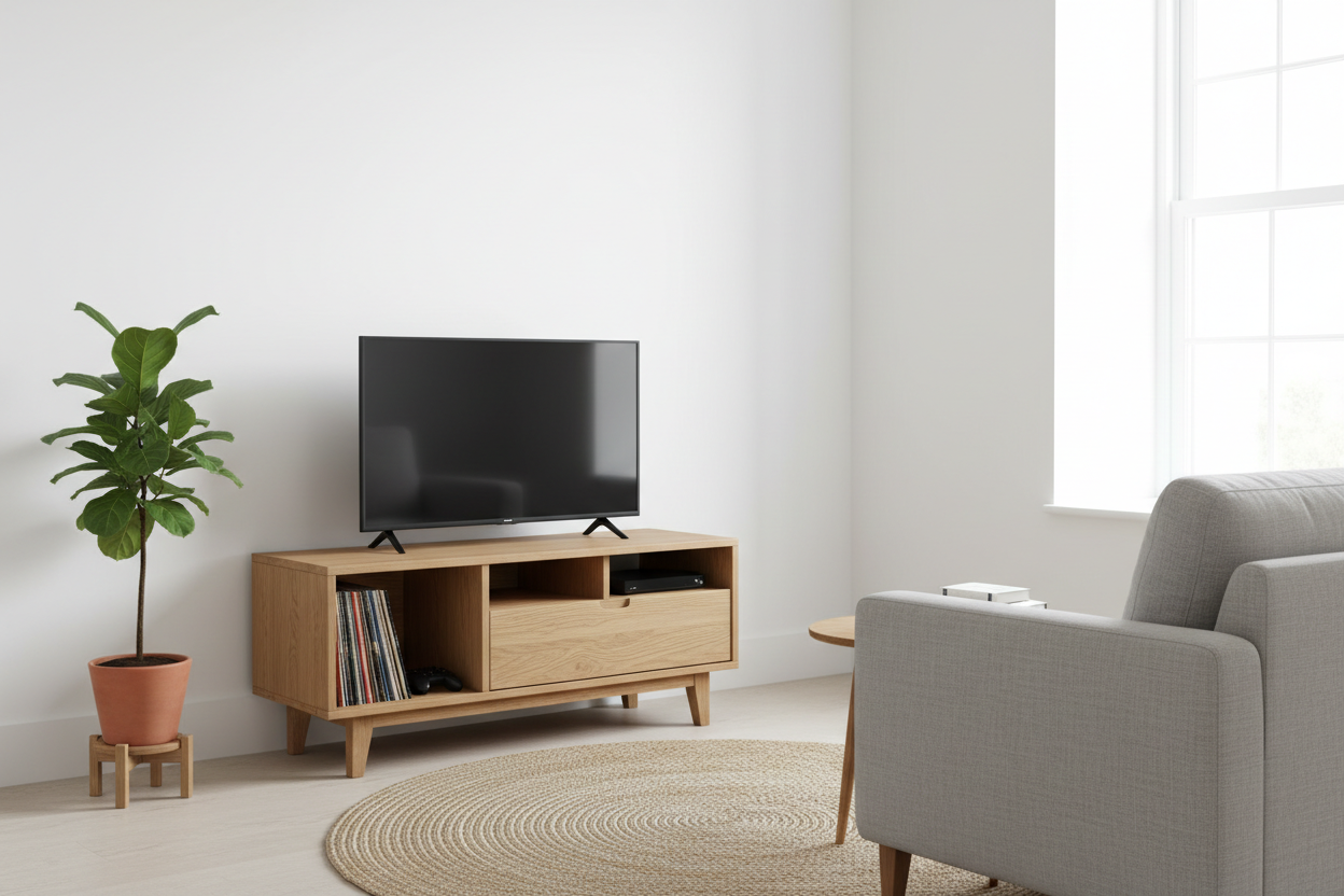 Reclaiming Floor Space: How to Choose a Small Wood Media Cabinet That Actually Fits