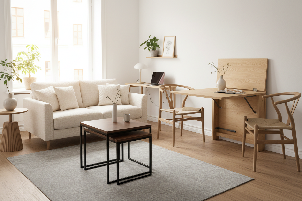 Smart and Stylish Ideas for Small Tables That Maximize Space