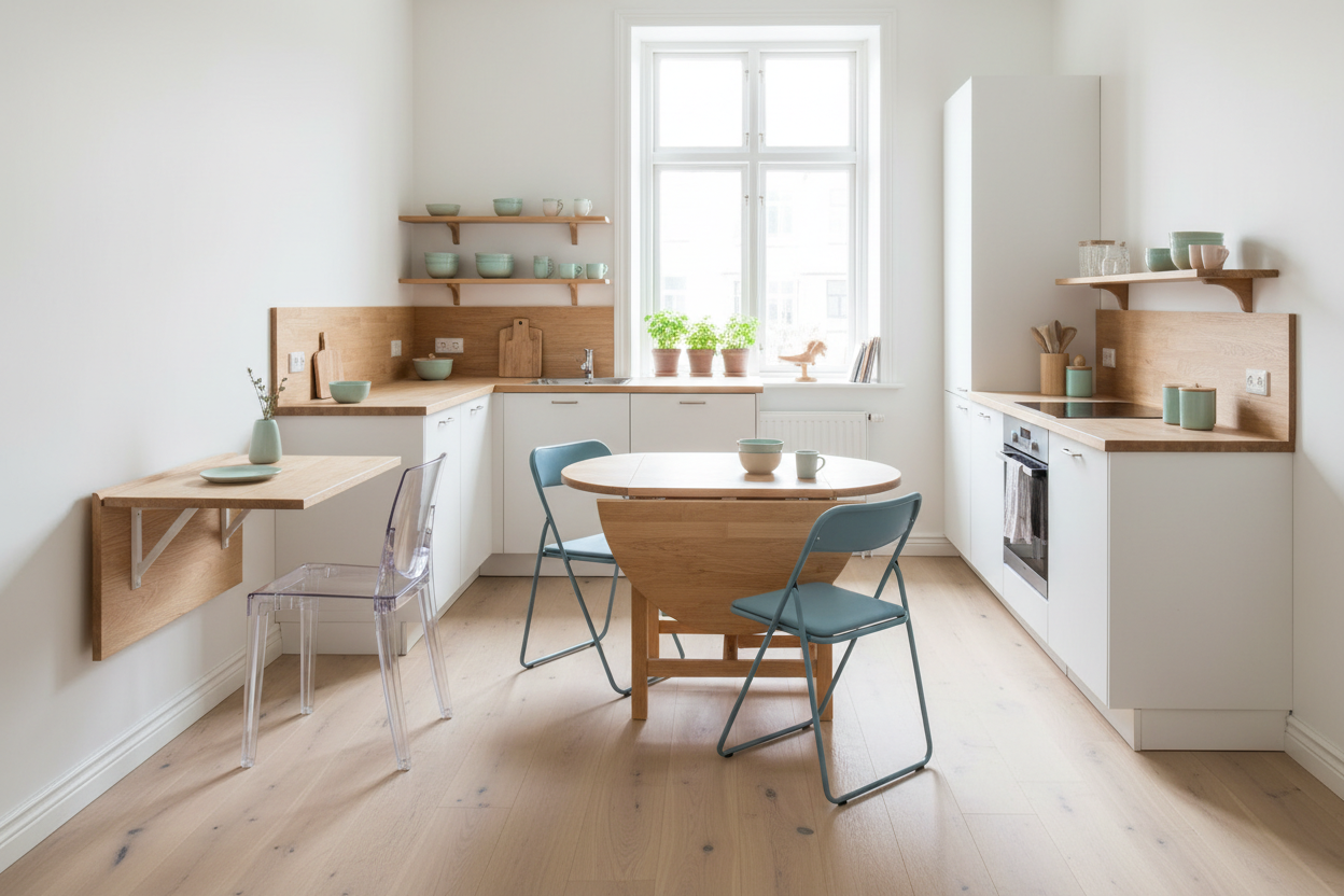 Smart Ideas for Choosing Chairs and Tables for Small Kitchens