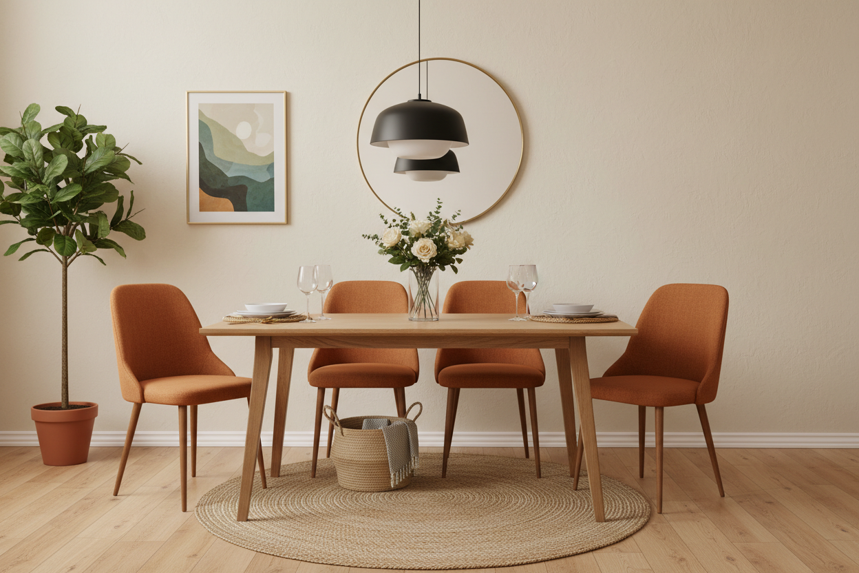 Smart Tips for Placing a Dining Table Against a Wall
