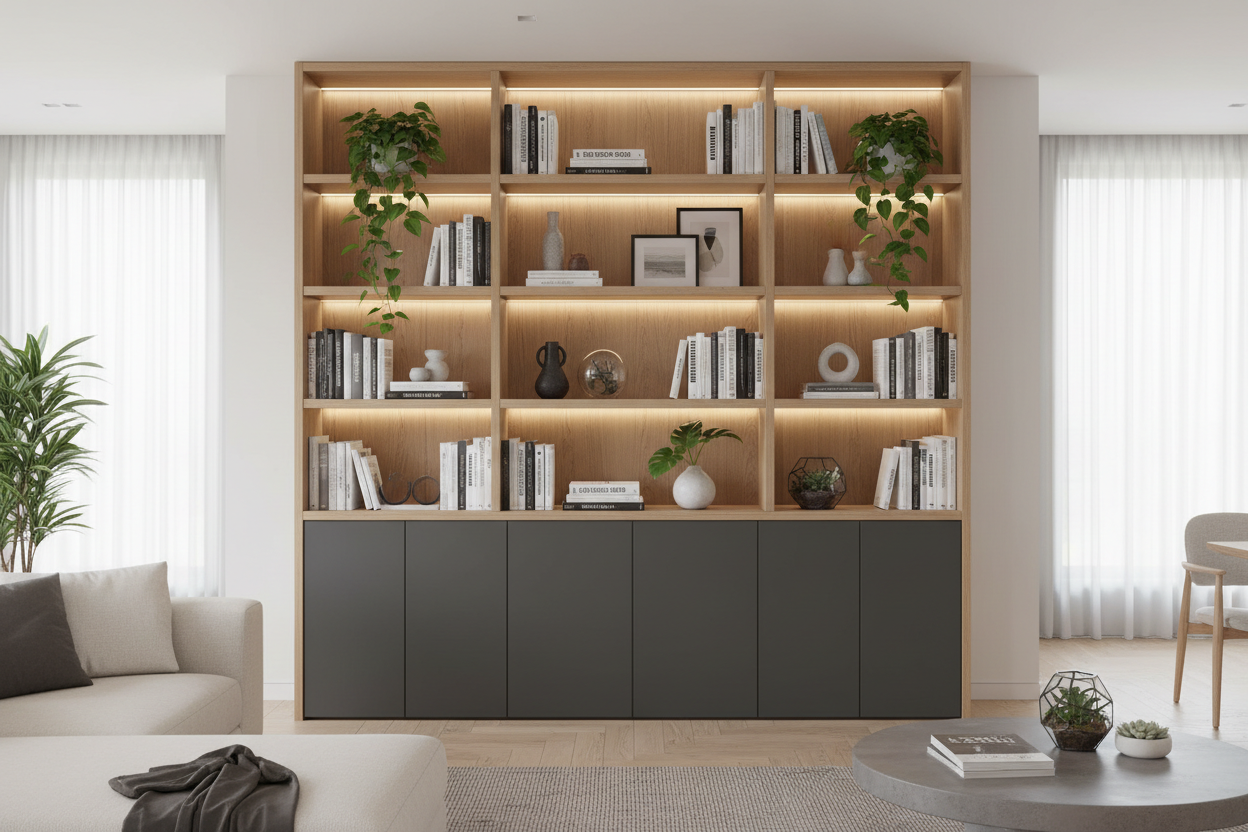 Stop Choosing Between Display and Storage: The Magic of the Cabinet Bookcase